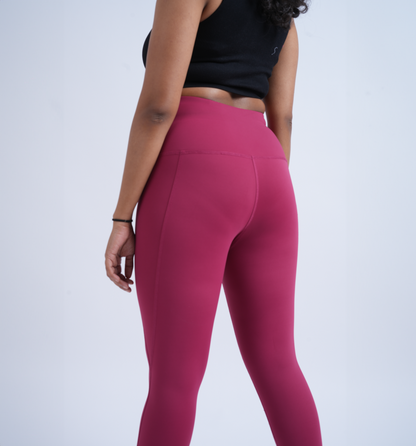 The All-In-One Legging (Maroon)