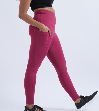 The All-In-One Legging (Maroon)